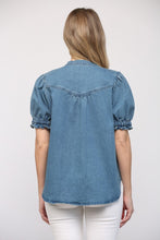 Load image into Gallery viewer, Cowgirl Chambray Top
