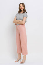 Load image into Gallery viewer, Vervet Olivia Crop Wide Leg Denim / Silver Pink
