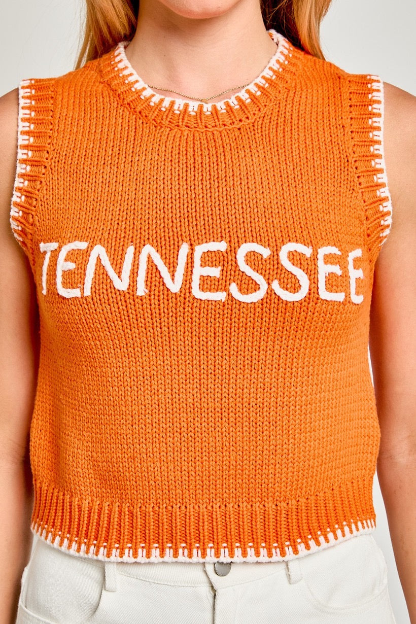 Tennessee Whipstitch Sweater Vest