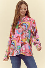 Load image into Gallery viewer, Groovy Girl Sequin Button Down
