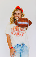 Load image into Gallery viewer, Rhinestone Football Purse
