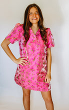 Load image into Gallery viewer, Baylie Anne Floral Jacquard Dress
