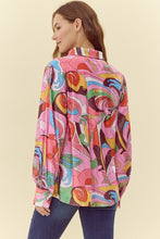 Load image into Gallery viewer, Groovy Girl Sequin Button Down
