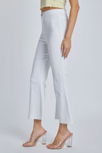 Load image into Gallery viewer, Cello High Rise Crop Flare Jean - White
