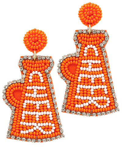 Vols Cheer Beaded Earrings