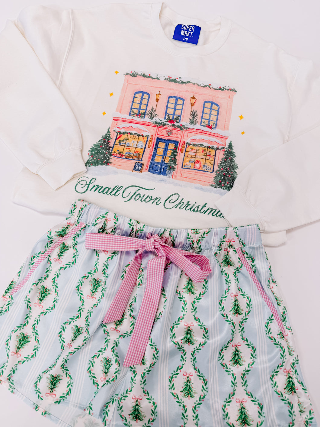 Small Town Christmas Graphic Crewneck