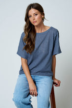 Load image into Gallery viewer, Blue Jean Baby Knit Top
