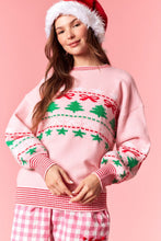 Load image into Gallery viewer, Pink Christmas Wishes Sweater
