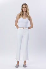 Load image into Gallery viewer, Flying Monkey High Rise Crop Flare / Optic White
