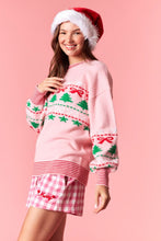 Load image into Gallery viewer, Pink Christmas Wishes Sweater
