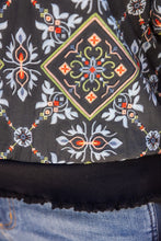 Load image into Gallery viewer, Ornamental Tile Embroidered Top

