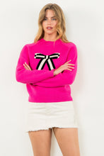 Load image into Gallery viewer, That Girl Knit Bow Sweater
