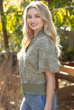 Load image into Gallery viewer, Enchanted Forrest Embroidered Top
