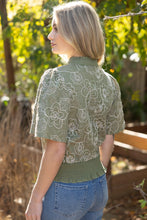 Load image into Gallery viewer, Enchanted Forrest Embroidered Top
