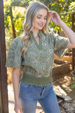 Load image into Gallery viewer, Enchanted Forrest Embroidered Top
