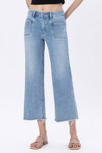 Load image into Gallery viewer, Vervet High Rise Crop Slim Wide Denim / Sunflower Wash
