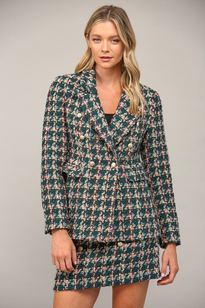 Posh Princess Tweed Blazer