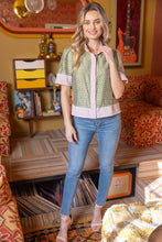 Load image into Gallery viewer, Minky Button Down Top
