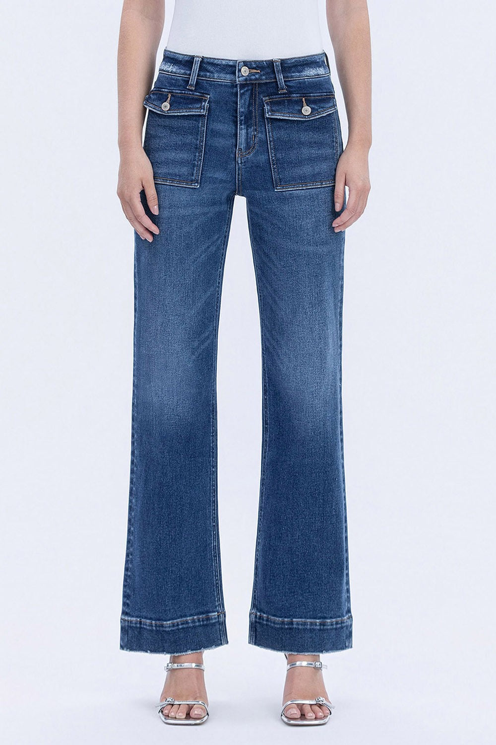 Vervet High Rise Trouser Vintage Flare Jeans