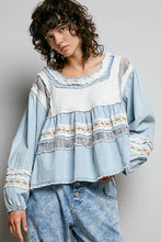 Load image into Gallery viewer, Sadie Belle Denim Top
