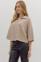 Load image into Gallery viewer, Basic Is Best Knit Top / Stone
