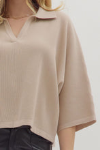 Load image into Gallery viewer, Basic Is Best Knit Top / Stone
