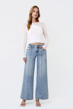Load image into Gallery viewer, Vervet Mid Rise Wide Leg w/ Slits in Breakthrough Wash
