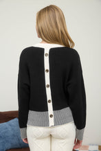 Load image into Gallery viewer, Brady Button Sweater
