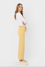 Load image into Gallery viewer, Vervet High Rise Drawstring Crop Wide Leg Denim / Marigold
