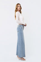 Load image into Gallery viewer, Vervet Mid Rise Wide Leg w/ Slits in Breakthrough Wash
