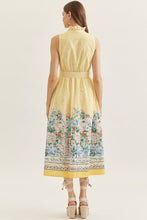 Load image into Gallery viewer, City Scape &amp; Stripe Midi Dress
