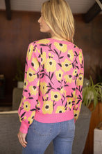 Load image into Gallery viewer, Think Pink Floral Sweater
