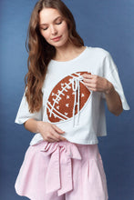 Load image into Gallery viewer, Ribbons &amp; Bows Football Tee
