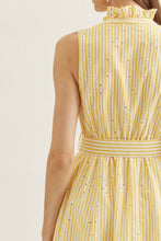 Load image into Gallery viewer, City Scape &amp; Stripe Midi Dress

