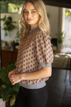 Load image into Gallery viewer, Thankful Heart Knit Floral Top
