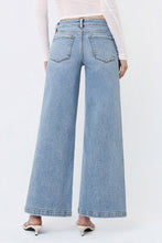 Load image into Gallery viewer, Vervet Mid Rise Wide Leg w/ Slits in Breakthrough Wash
