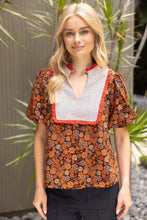 Load image into Gallery viewer, Corduroy Corners Floral Top
