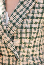 Load image into Gallery viewer, Plaid &amp; Proper Double Breasted Blazer
