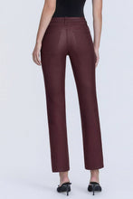 Load image into Gallery viewer, Vervet High Rise Slim Straight / Winery
