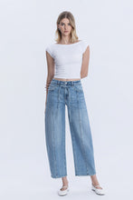 Load image into Gallery viewer, Vervet High Rise Wide Barrel With Waist Tie
