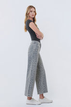 Load image into Gallery viewer, Vervet High Rise Wide Leg Grey Leopard Denim
