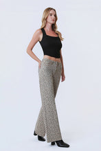 Load image into Gallery viewer, Vervet Mid Rise Wide Leg Full Length Leopard Print
