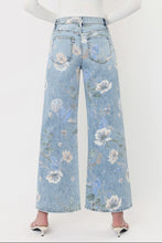 Load image into Gallery viewer, Vervet Super High Rise Extreme Vintage Flare Floral Denim

