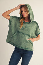 Load image into Gallery viewer, Lounge Lover Short Sleeve Hoodie
