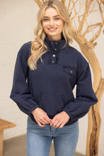 Load image into Gallery viewer, Cozy &amp; Kind Quarter Snap Sweatshirt
