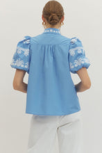 Load image into Gallery viewer, Charlotte Chambray Top

