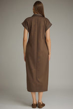 Load image into Gallery viewer, Trim &amp; Chic Midi Dress
