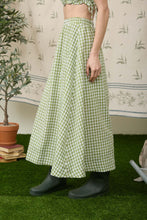 Load image into Gallery viewer, Garden Grove Gingham  Midi Skirt
