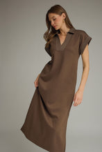 Load image into Gallery viewer, Trim &amp; Chic Midi Dress
