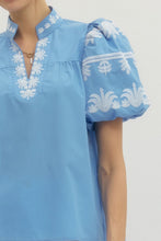 Load image into Gallery viewer, Charlotte Chambray Top
